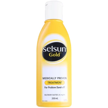 Selsun Gold Dandruff Medicated Treatment Shampoo Anti Dandruff łojotokowe zapalenie skóry szampon łagodzi łuszczenie, świąd chłodzi skórę głowy