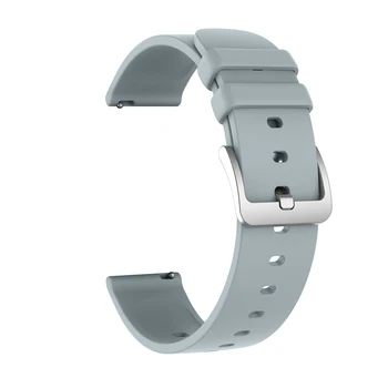 SENBONO P8 pasek do zegarka 20 mm uniwersalny miękki silikonowy pasek do zegarka wodoodporny do Garmin Xiaomi Huami Amazfit smart watch
