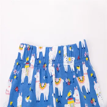 Skoki metrów nowe zwierzęta do wydruku dla dzieci dziewczyny wąskie spodnie na jesień wiosna dla dzieci pełne spodnie alpaki dziecięce spodnie