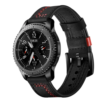 Skórzane sportowe zegarki nylonowy pasek do Ticwatch 2nd 42MM E C2 NFC wymienny pasek do ticwatch pro E2 S2 bransoletka akcesoria