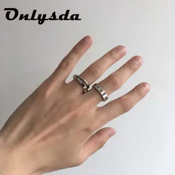 Sprzedaż hurtowa ilość pierścieni dla kobiet dekoracje ślubne z stali nierdzewnej Łączonymi rok pierścień najlepszy przyjaciel prezenty Bague Femme OSR600