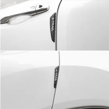 Stylizacja samochodu drzwi противоударная pasek z włókna węglowego naklejki ochronne do Nissan X-Trail Xtrail T32 Rogue-2019 akcesoria