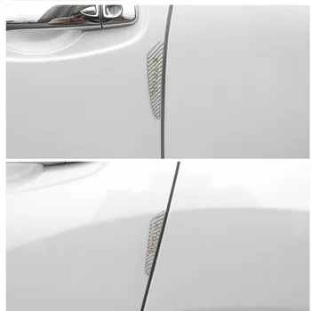 Stylizacja samochodu drzwi противоударная pasek z włókna węglowego naklejki ochronne do Nissan X-Trail Xtrail T32 Rogue-2019 akcesoria