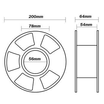 SUNLU ASA wątek 1.75 mm 1 kg FDM drukarki 3d drukowanie nici precyzja wykonania +/-0.02 mm