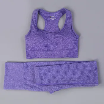 SVOKOR Sports Bra Yoga Set bezszwowa odzież fitness dla kobiet drukowanie treningu odzież sportowa siłownia push up legginsy najlepsze kostiumy