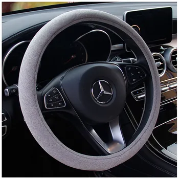 Sztuczna skóra Uniwersalny samochodowy kierownica pokrywa 38 cm samochód-stylizacja sport auto kierownica pokrywy antypoślizgowe akcesoria samochodowe
