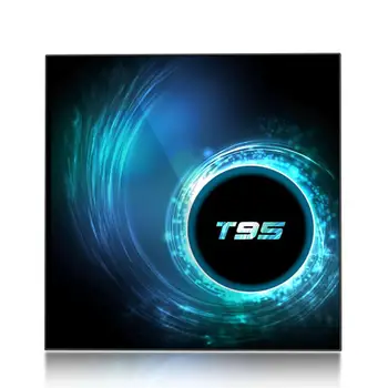 T95 Android 10.0 TV Box 2,4 G Wifi HDMI HD Media Player Quad Core 4GB RAM/32GB ROM Mini Set Top Box z IR-pilot zdalnego sterowania