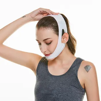 Tcare 1szt Chin Cheek Slim Lift Up Anti Wrinkle Mask Ultra-thin V Face Line Belt Strap Band Chin Cheek Slim Anti Wrinkle Mask