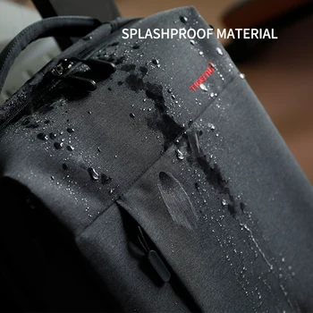 Tigernu marka smukły plecak USB ładowanie mężczyźni 14 15,6-calowy laptop plecak kobiety брызгозащищенный prosty szkolny plecak torba dla nastolatków