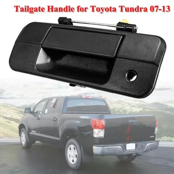 Toyota Tundra 690900C040 uchwyt drzwi tyłu czarny teksturowane typ aparatu dziurkę od klucza nadaje się do 2007 2008 2009 2010 2011 2012 2013