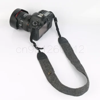 Uniwersalna kamera pasek na szyję pasek regulowany bawełniany pasek skórzany do D850 D800 D750 wszystkie DSLR aparat fotograficzny pasek akcesoria część
