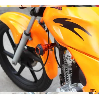 Uniwersalne spadające ochraniacze stop aluminium wydechowa rama suwaki ochrona od upadku Moto Crash Pad dla motocykla motocykl M10
