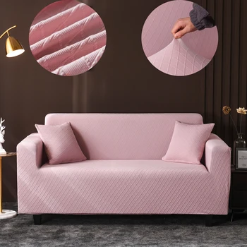 Urządzony w luksusowym sofa etui żakard elastyczne do salonu fotel sofa etui w kształcie litery L uniwersalny 1 2 3 4 osobowy