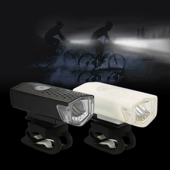 USB Akumulator przenośny rower przedni reflektor 300 lumenów lampa rower światło led światło głowy bezpieczeństwa jazda na Rowerze światło