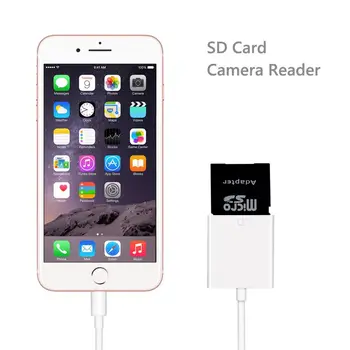USB Card Reader Camera SD TF Card Reader adapter kabel do iPhone 8 Plus 6S Apple iPad Pro Air Mini 3B04