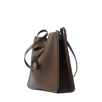 Vintage damskie torby na ramię projektant po prostu torby luksusowe miękkie skóra ekologiczna torba duża pojemność wiadra torba duże zakłady