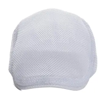VOBOOM Summer Flat Cap for Men Mesh Cabbie Newsboy Women Gatsby Hat Beret Ivy Caps Man Oddychającym Headpiece Boina 126