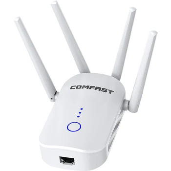 Wifi Extender Dual Band 1200Mbps Comfast CF-WR758AC High Antennas Wireless 2.4 G&5.8 G Repeater Router, Bridge Signal Amplifier