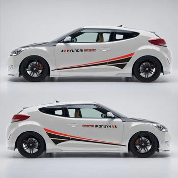 World Datong Car Styling Sport Car Sticker dla Hyundai Veloster samochodowe akcesoria i naklejki Auto Sticker