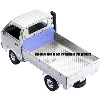 Wpl-D12 1/10 Suzuki Carry Rc minivan truck tylny schowek dekoracyjna płyta/metalowa naklejka/metalowa płyta antypoślizgowa
