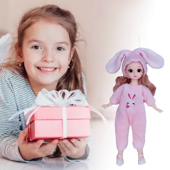 Wspólna lalka ruchome stawy BJD lalka ubierz słodkie lalki z podomka dla dziewczynek zabawka prezenty na Urodziny