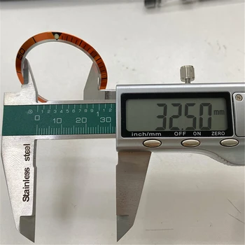 Wymiana blachy aluminiowej zegarek oprawy 33 mm średnica wewnętrzna do naprawy godzin akcesoria