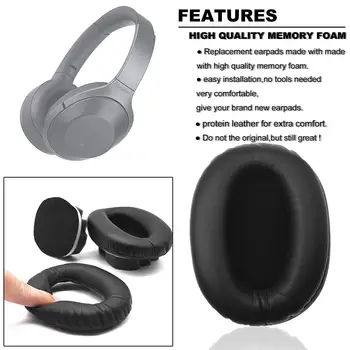 Wymiana poduszki dla Sony MDR-1000X WH-1000XM2 słuchawki styropianowe słuchawki wkładki akcesoria