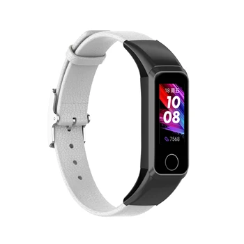 Wysokiej jakości pasek z prawdziwej skóry dla Huawei Band 4 Watch Band For Honor Band 5i naręczny pasek bransoletka akcesoria dla inteligentnych godzin