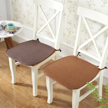 Wysokiej jakości poduszka siedziska krzesła antypoślizgowe siedzisko mata do siedzenia z taśmą mata do kuchennego krzesła krzesło poduszka kwadratowa poduszka mata
