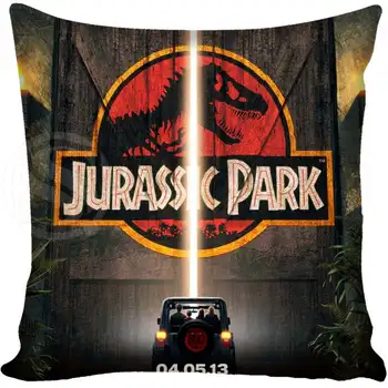 Własne poszewki Jurassic park logo powierzchnia poszewki na zamek 35x35 cm 40x40 cm ramkowym lub 45 x 45 cm 60x60 cm dwie strony niestandardowe twoje zdjęcie