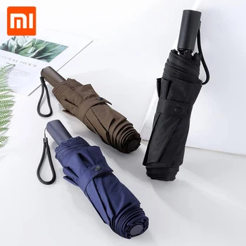Xiaomi Mi Home LSD parasol wodoodporny poziom 4 UV krem silny i Ветроустойчивый trójkolorowy parasol Mijia