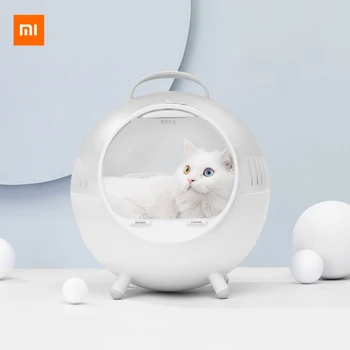 Xiaomi Small Pet Carrier cage for dog cat Portable Pet Outdoor Transparent Travel Dog Cat Carriing cage