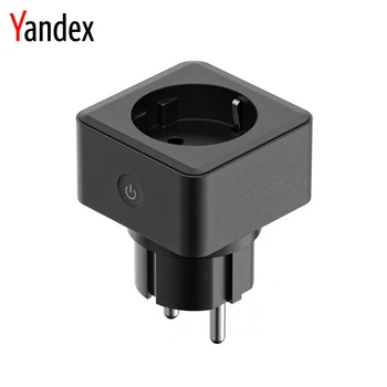 Yandex. space gniazdo Black (16A, WiFi) YNDX - 0007b czarna (16A, WiFi) Smart Home Smart Socket Ecosystem New Hot buy