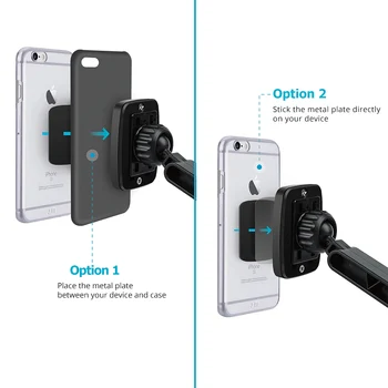 Yianerm silny magnes uchwyt samochodowy do telefonu przyssawka magnetyczna podstawka do telefonu w samochodzie dla iPhone Xs Max 7 8 Plus Samsung S9 Xiaomi