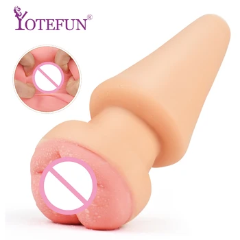 YOTEFUN Big Butt Plug Anal Dilator for Women Men Gay Sex Toy Anal Dildo Buttplug Unisex Masturbator Soft Sex Products