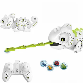 Zdalne sterowanie Kameleon 2.4 GHz Pet Intelligent Toy Robot For Children Kids Birthday Gift Funny Toy RC Animals