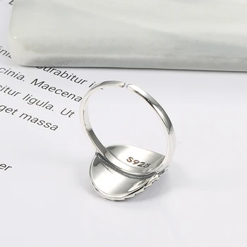 Кинель oryginalny 925 srebro pierścionki dla kobiet prosty Królowa srebrny pierścień partii vintage, biżuteria Dropshipping